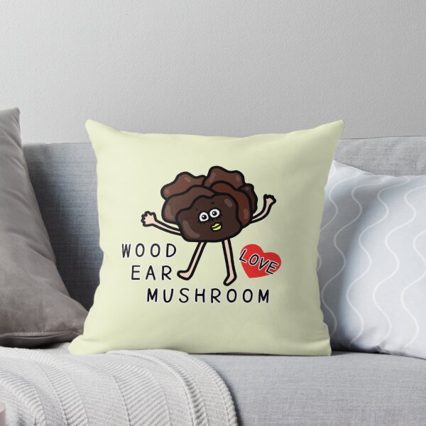 Item preview, Cute I LOVE WOOD EAR MUSHROOM designed and sold by kanaehonkawa.
