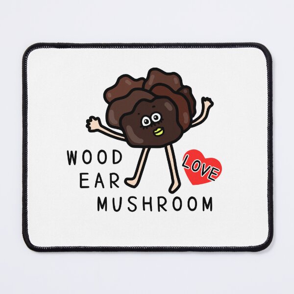 Item preview, Cute I LOVE WOOD EAR MUSHROOM designed and sold by kanaehonkawa.