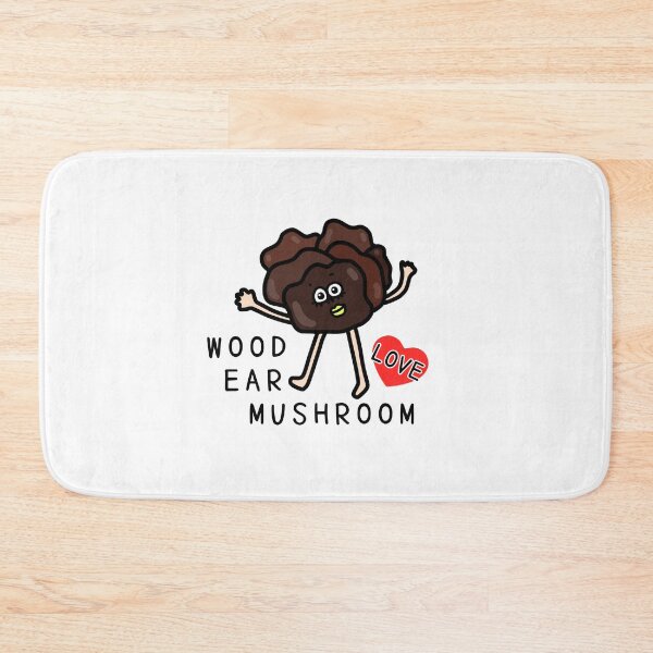 Item preview, Cute I LOVE WOOD EAR MUSHROOM designed and sold by kanaehonkawa.