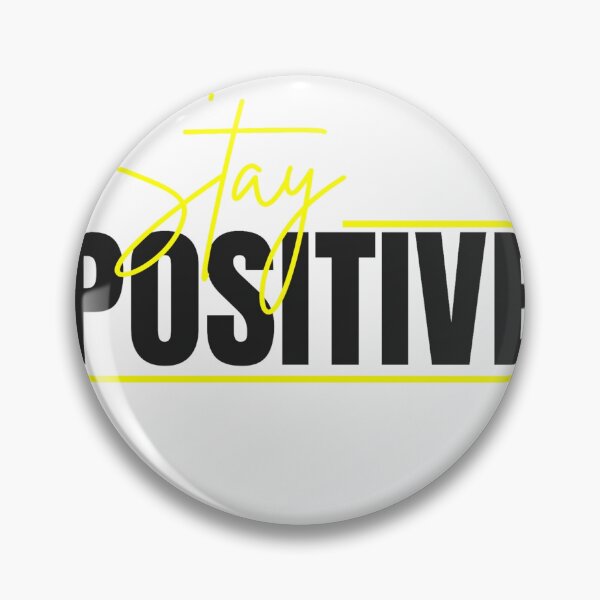 Item preview, Stay Positive" Minimalist Typography T-Shirt designed and sold by AKStorePrints.