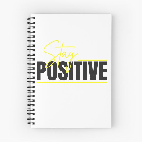 Item preview, Stay Positive" Minimalist Typography T-Shirt designed and sold by AKStorePrints.
