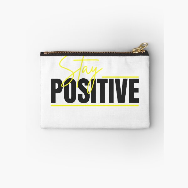 Item preview, Stay Positive" Minimalist Typography T-Shirt designed and sold by AKStorePrints.