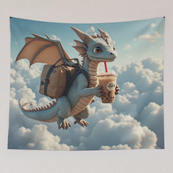 Item preview, Tiny Dragon Delivery designed and sold by VelvetDoods.
