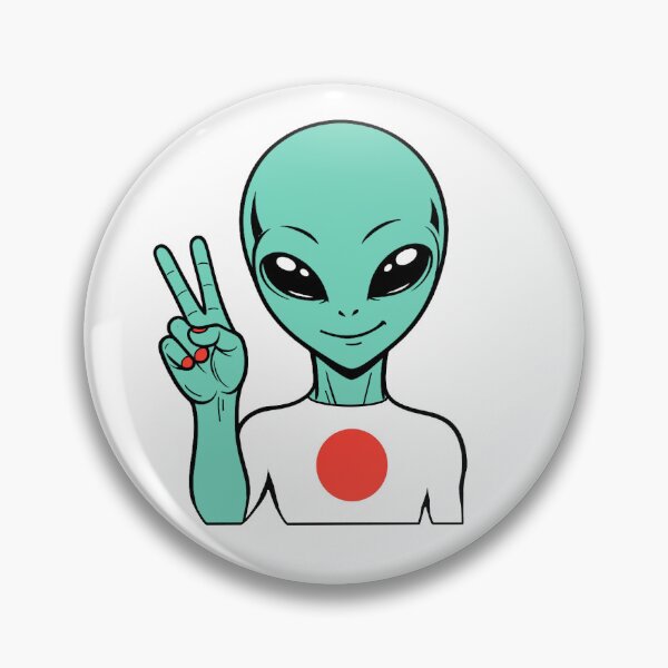 Item preview, Zorgo Japan | Peace Sign Alien | Japan Flag Shirt | Cute Alien Gift | Japan Merchandise designed and sold by The-Visitors.