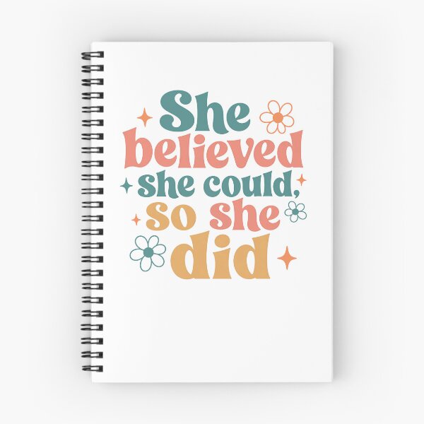 Item preview, She Believed She Could So She Did Inspirational Motivation Women Empowerment Achievement designed and sold by JonesFlora2025.