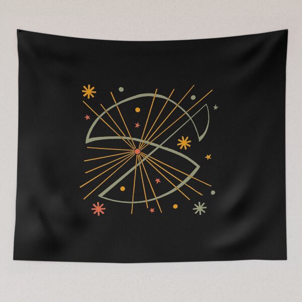 Item preview, Atomic Age Starburst Mid Century Abstract (dark) designed and sold by DuckSmith.
