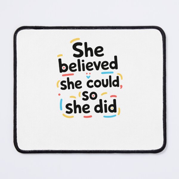 Item preview, She Believed She Could So She Did Motivational Quote Women Empowerment designed and sold by JonesFlora2025.