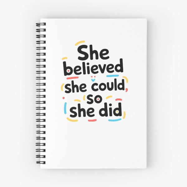 Item preview, She Believed She Could So She Did Motivational Quote Women Empowerment designed and sold by JonesFlora2025.