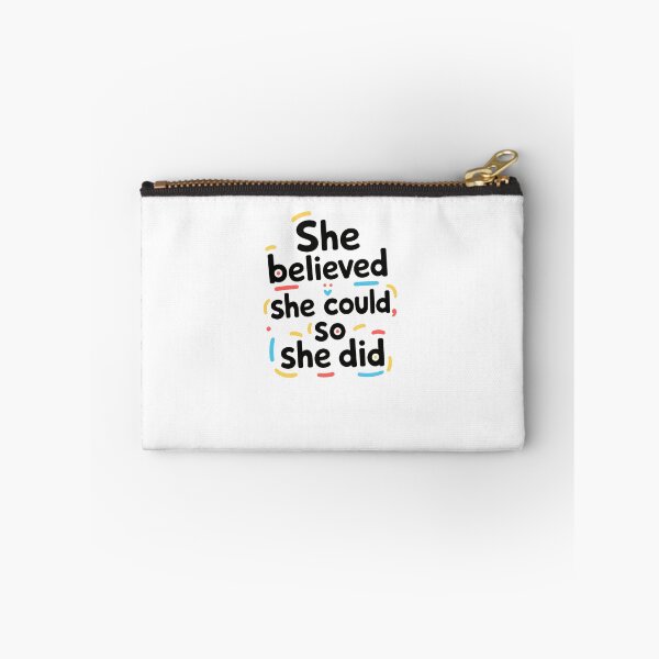 Item preview, She Believed She Could So She Did Motivational Quote Women Empowerment designed and sold by JonesFlora2025.