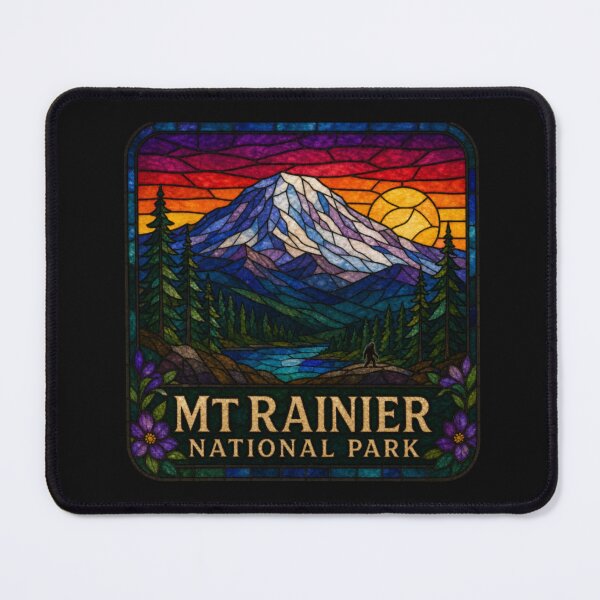 Item preview, Sunset at Mount Rainier designed and sold by Swanny's Custom T-shirt and Gift Designs.