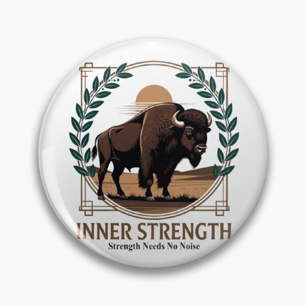 Item preview, Inner Strength – Majestic Bison Art designed and sold by Dogandesighn.
