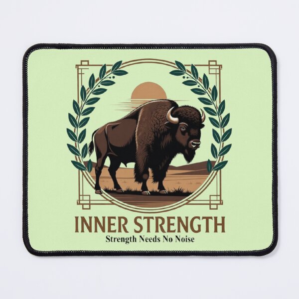 Item preview, Inner Strength – Majestic Bison Art designed and sold by Dogandesighn.
