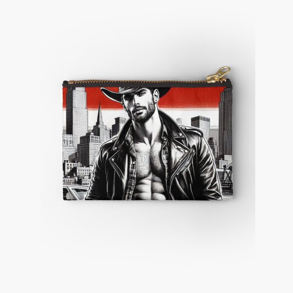 Item preview, Let's Ride - Retro Jersey City Urban Gay Leather Cowboy Gay Art Design designed and sold by ItsAKinkThing.