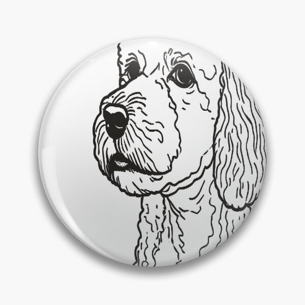 Item preview, Poodle in Minimalist Linear Art designed and sold by VestraDesign.