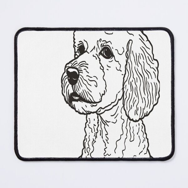 Item preview, Poodle in Minimalist Linear Art designed and sold by VestraDesign.