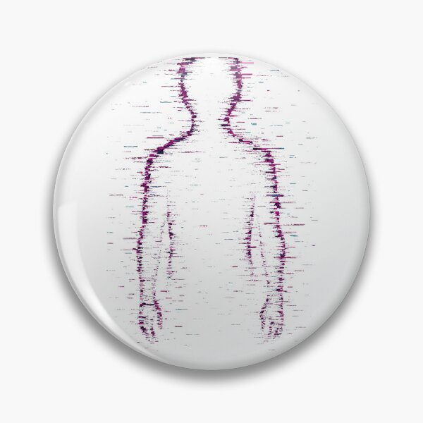 Item preview, Static Shadow – Glitch Human Silhouette designed and sold by JupiterGlitchEmpire.