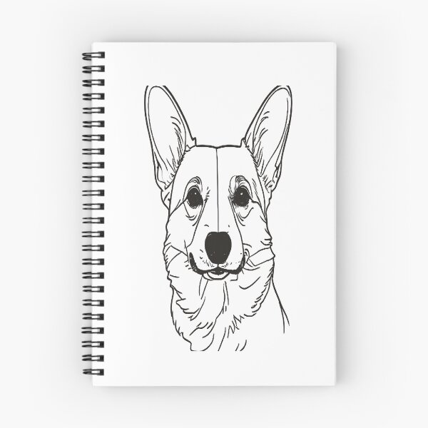 Item preview, Corgi in Minimalist Linear Art designed and sold by VestraDesign.