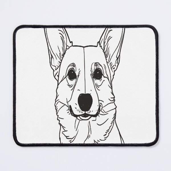 Item preview, Corgi in Minimalist Linear Art designed and sold by VestraDesign.
