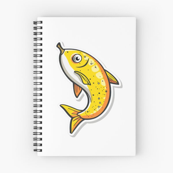 Item preview, Surreal Banana Fish Cute Hybrid Sticker Design designed and sold by VectorForge.