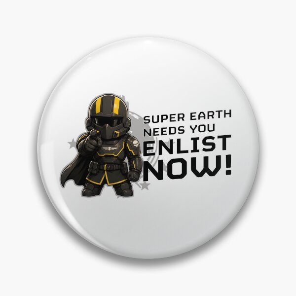 Item preview, Helldivers Enlist Poster Chibi designed and sold by Cine Store Merch.