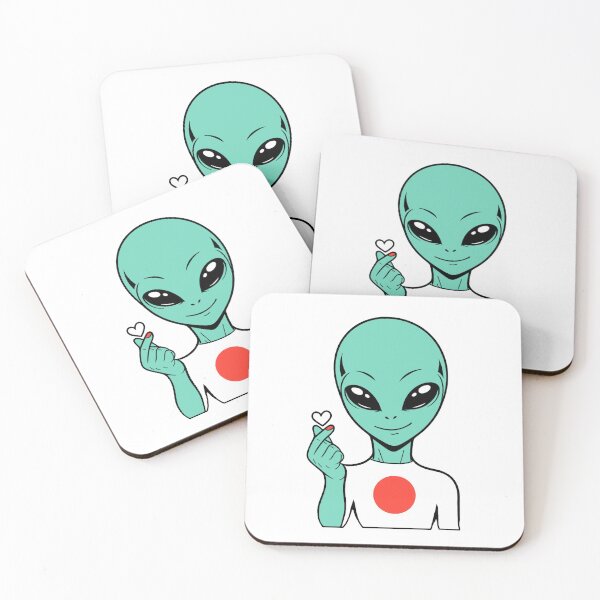 Item preview, Zorgo Japan | Finger Heart Sign Alien | Japan Flag Shirt | Cute Alien Gift | Japan Merchandise designed and sold by The-Visitors.