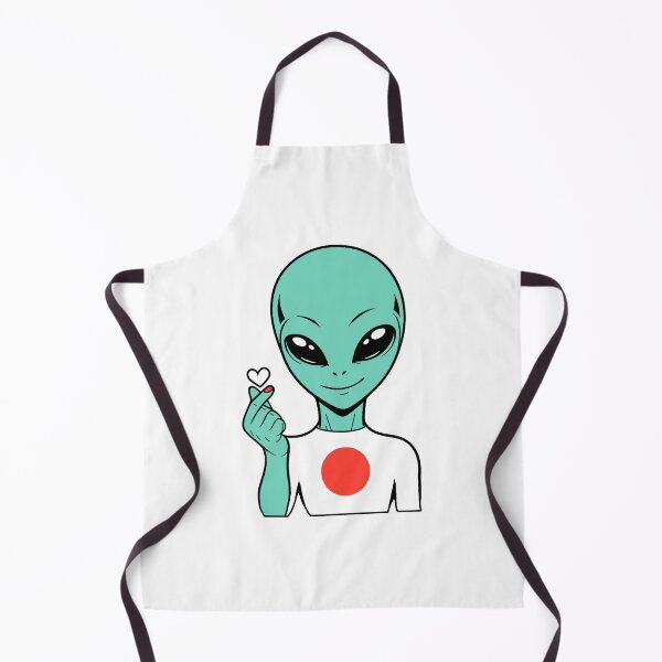 Item preview, Zorgo Japan | Finger Heart Sign Alien | Japan Flag Shirt | Cute Alien Gift | Japan Merchandise designed and sold by The-Visitors.