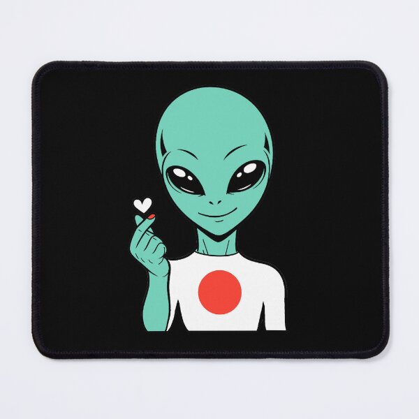 Item preview, Zorgo Japan | Finger Heart Sign Alien | Japan Flag Shirt | Cute Alien Gift | Japan Merchandise designed and sold by The-Visitors.