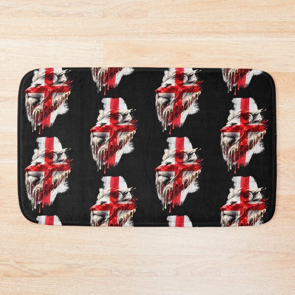 Item preview, England St George Lion Face Union Flag | English Patriotic UK Lion Artwork designed and sold by Genius Geek.