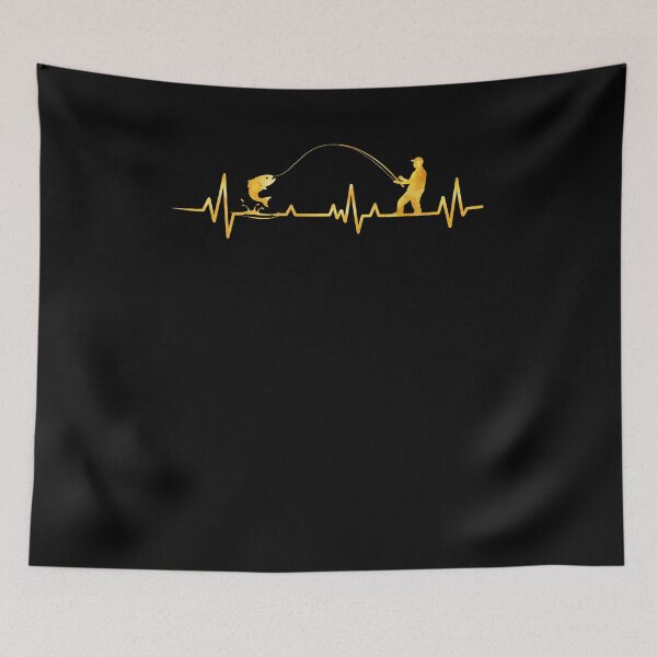 Item preview, Fishing Heartbeat Gift, Rod Reel Fisherman Shirt designed and sold by LASTIQUE-dd.