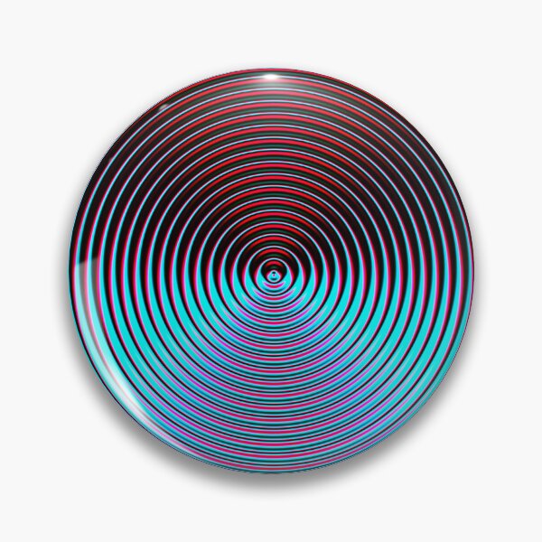 Item preview, Abstract Pattern "A metallic blue and red circle" designed and sold by Gluecknika.