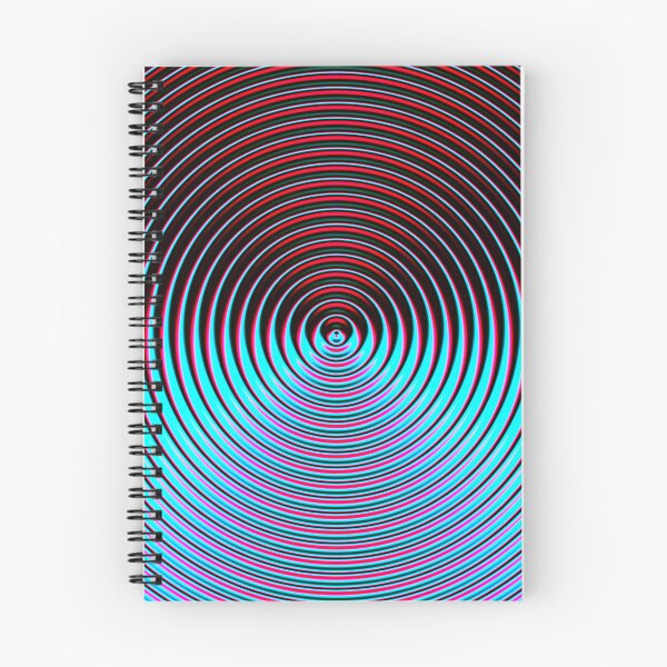 Item preview, Abstract Pattern "A metallic blue and red circle" designed and sold by Gluecknika.