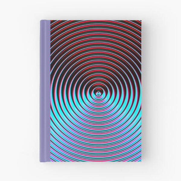 Item preview, Abstract Pattern "A metallic blue and red circle" designed and sold by Gluecknika.