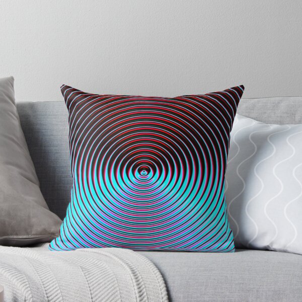 Item preview, Abstract Pattern "A metallic blue and red circle" designed and sold by Gluecknika.