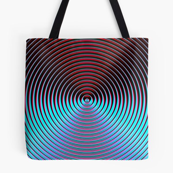 Item preview, Abstract Pattern "A metallic blue and red circle" designed and sold by Gluecknika.