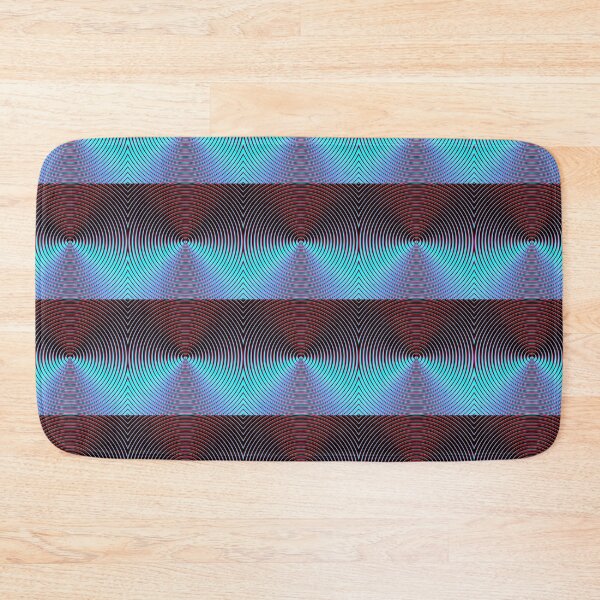 Item preview, Abstract Pattern "A metallic blue and red circle" designed and sold by Gluecknika.