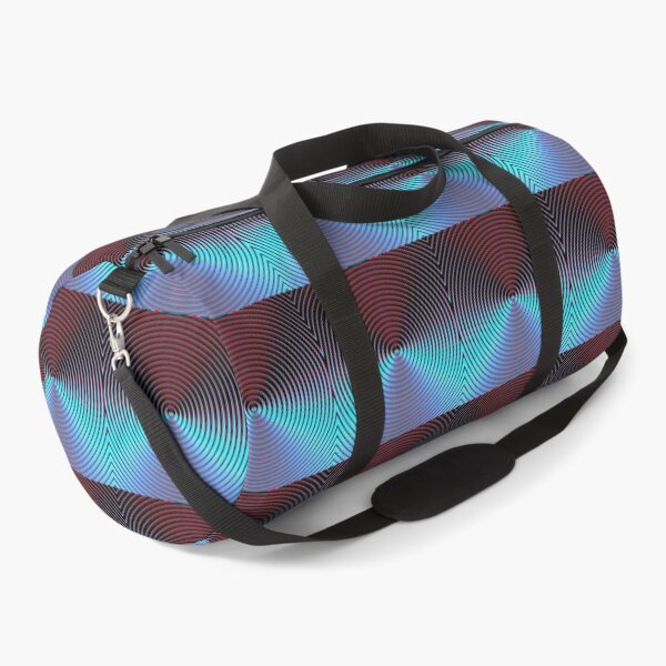Item preview, Abstract Pattern "A metallic blue and red circle" designed and sold by Gluecknika.