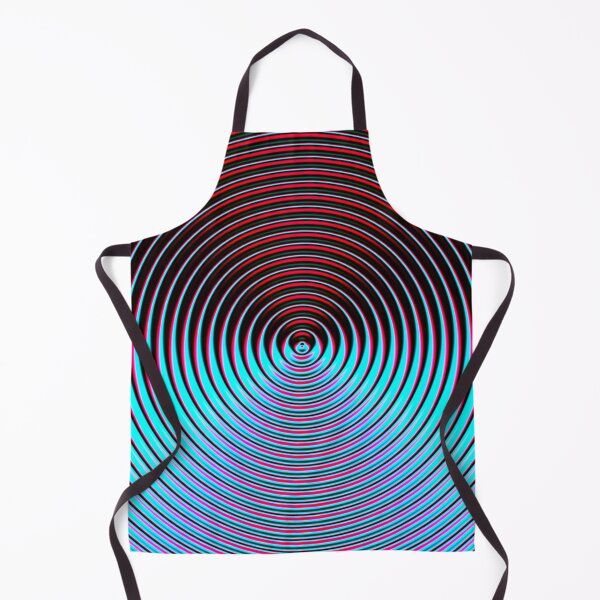 Item preview, Abstract Pattern "A metallic blue and red circle" designed and sold by Gluecknika.