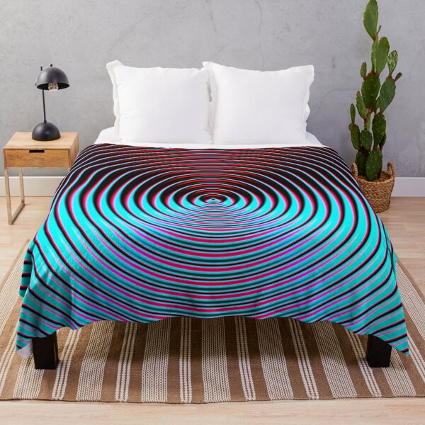 Item preview, Abstract Pattern "A metallic blue and red circle" designed and sold by Gluecknika.