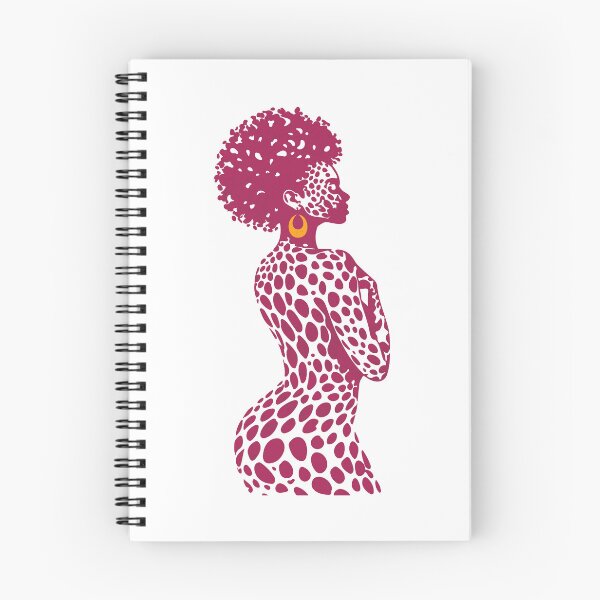 Item preview, Black Woman Pink African designed and sold by artCreativeColony.