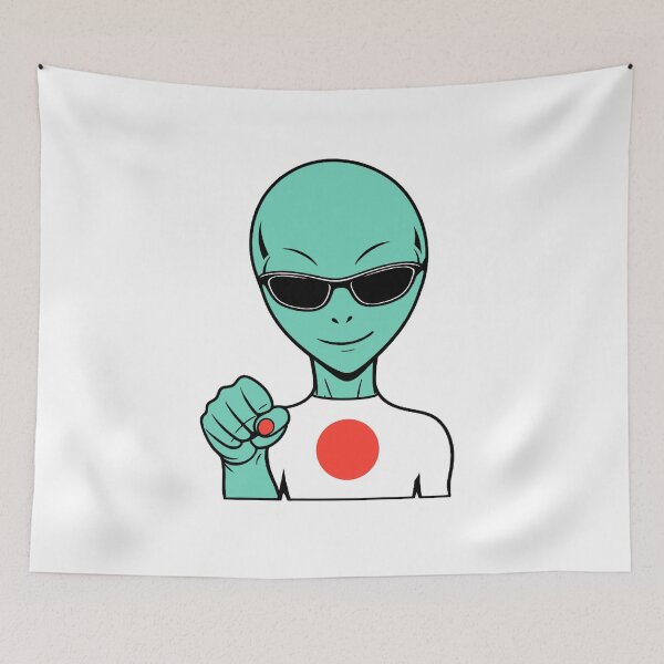 Item preview, Zorgo Japan | Sunglasses Alien | Japan Flag Shirt | Cute Alien Gift | Japan Merchandise designed and sold by The-Visitors.