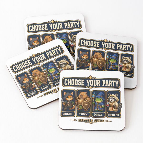 Item preview, Choose Your Party: Critter Guild designed and sold by PocketCritter Studio.