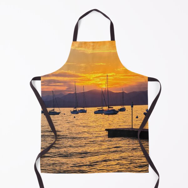 Item preview, Golden sky at Sunset over Lake Garda designed and sold by Violaman.