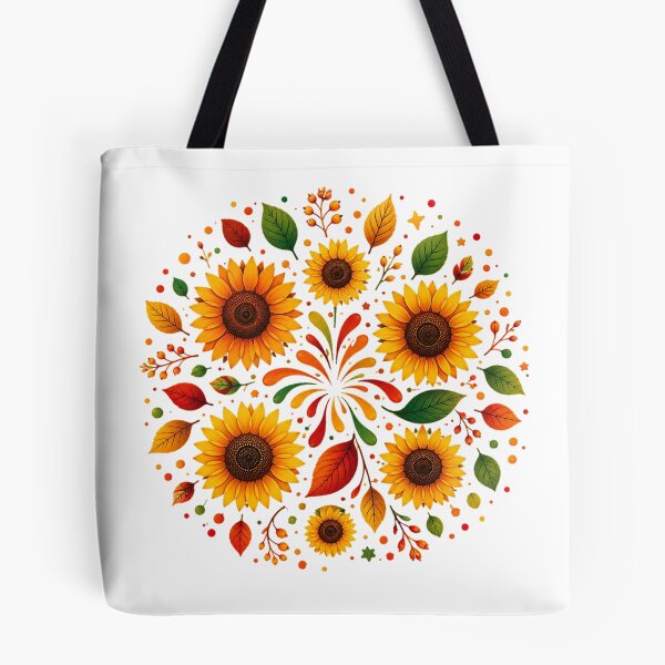 Item preview, Autumn Sunflower Floral Mandala designed and sold by PetalGarden.