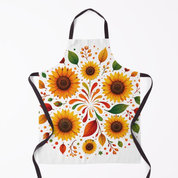 Item preview, Autumn Sunflower Floral Mandala designed and sold by PetalGarden.