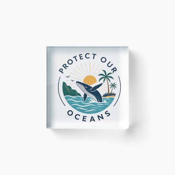 Item preview, Protect Our Oceans Marine Life Conservation Environmentalist designed and sold by JonesFlora2025.