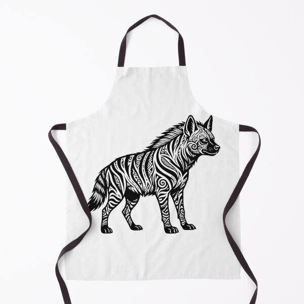 Item preview, Intricate Tribal Pattern Striped Hyena Illustration designed and sold by VectorForge.