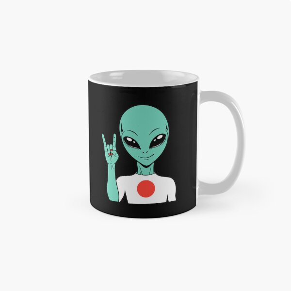 Item preview, Zorgo Japan | Rock on Alien | Japan Flag Shirt | Cute Alien Gift | Japan Merchandise designed and sold by The-Visitors.