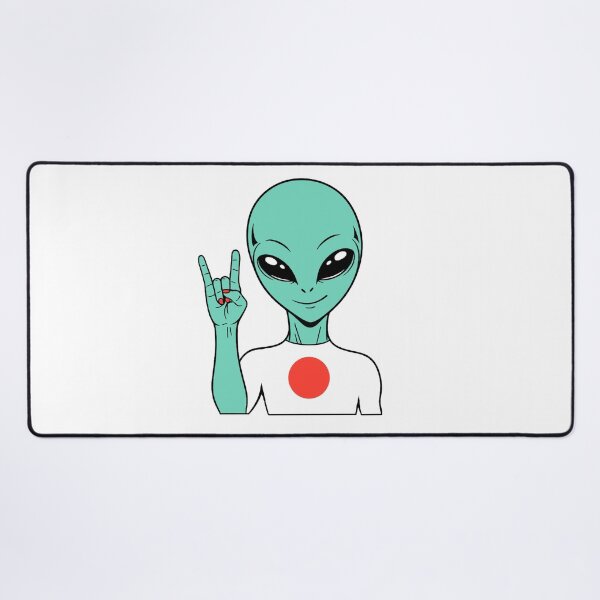 Item preview, Zorgo Japan | Rock on Alien | Japan Flag Shirt | Cute Alien Gift | Japan Merchandise designed and sold by The-Visitors.