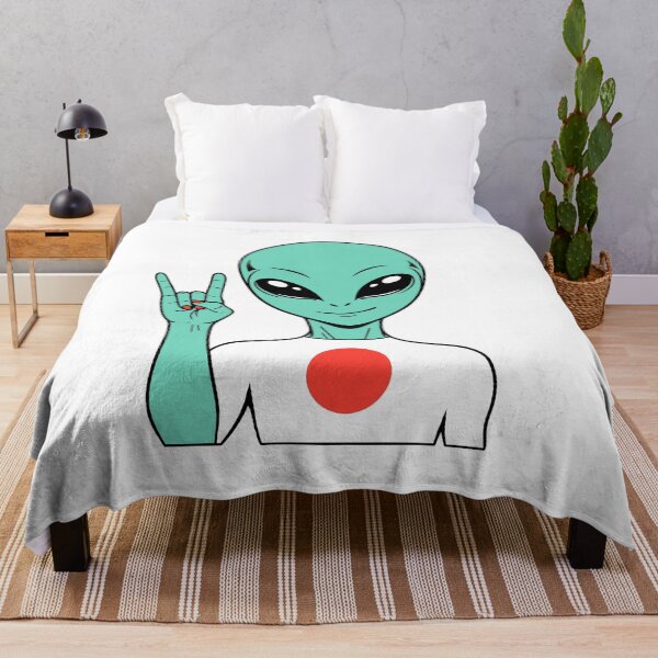 Item preview, Zorgo Japan | Rock on Alien | Japan Flag Shirt | Cute Alien Gift | Japan Merchandise designed and sold by The-Visitors.