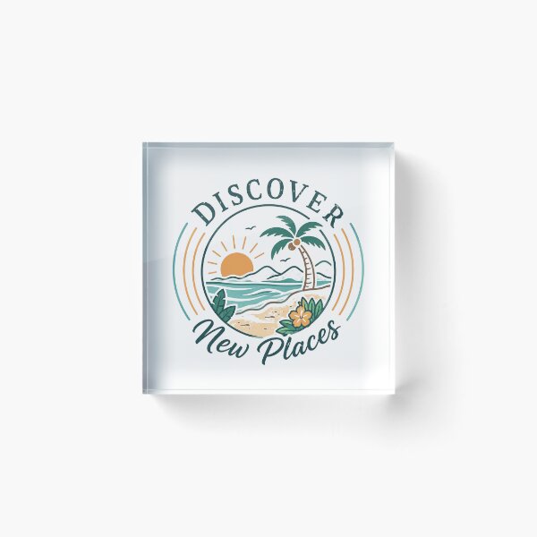 Item preview, Discover New Places Travel Adventure Vacation Explorer Wanderlust designed and sold by JonesFlora2025.